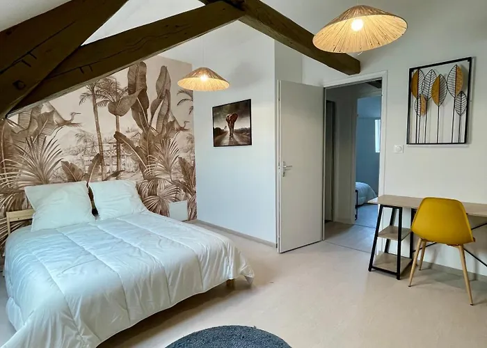 Maison Spacieuse 12Pers Et 4 Sdb - Tout Confort - Parking Gratuit